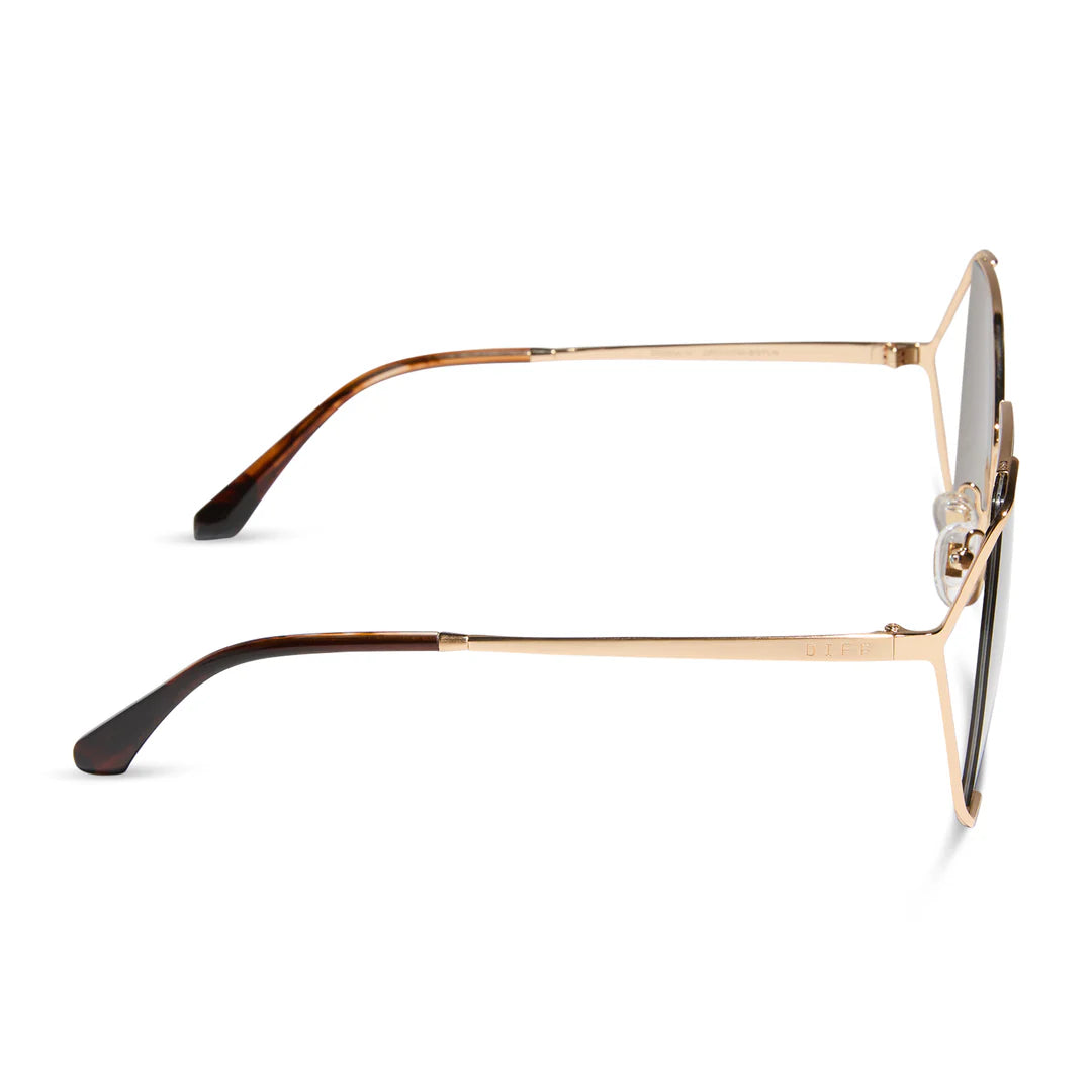 DIFF donna iv brushed gold + truffle