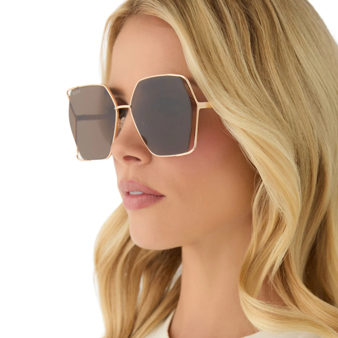 DIFF donna iv brushed gold + truffle