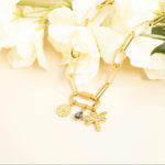 18K Gold PVD Stainless Steel Classic Carabiner