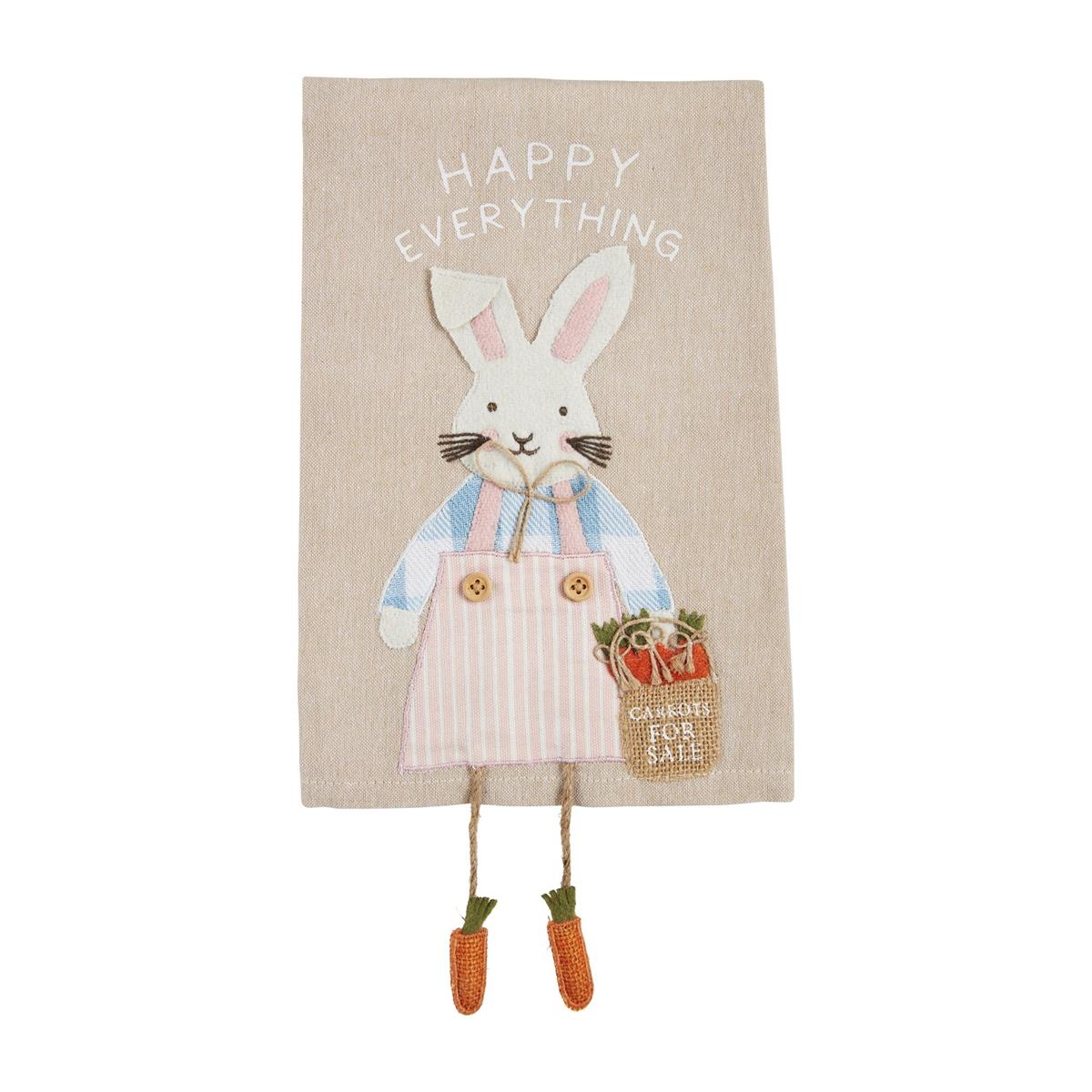 MUD PIE Happy Everything Dangle Towel