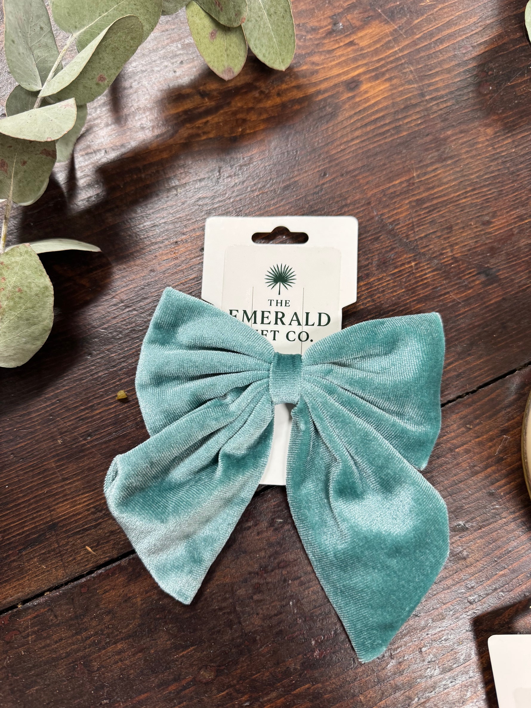 Velvet hair bows Assorted Colors 5"