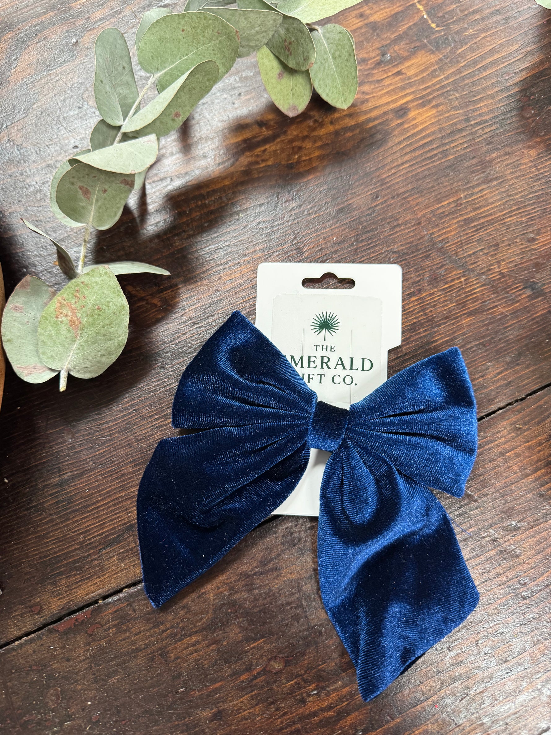 Velvet hair bows Assorted Colors 5"