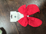 Simple cotton holiday hair bows 5"