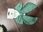 Simple cotton holiday hair bows 5"