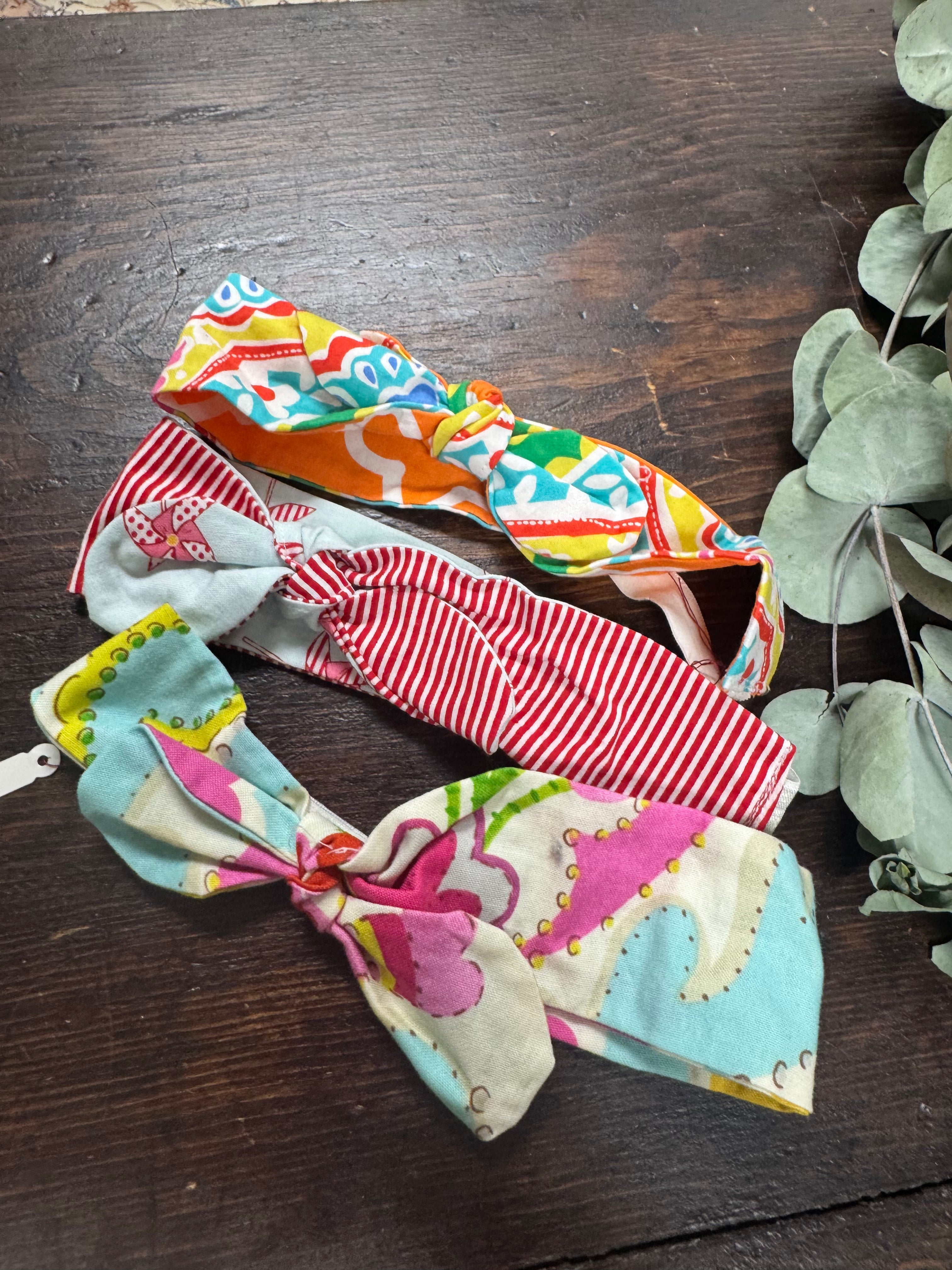 Handmade Children's Stretch Fabric headband- assorted
