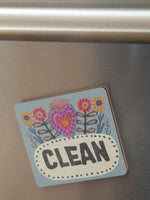 Natural Life Dishwasher Magnet Dirty/Clean