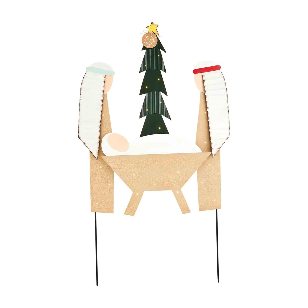 MUD PIE Nativity Yard Stake Set