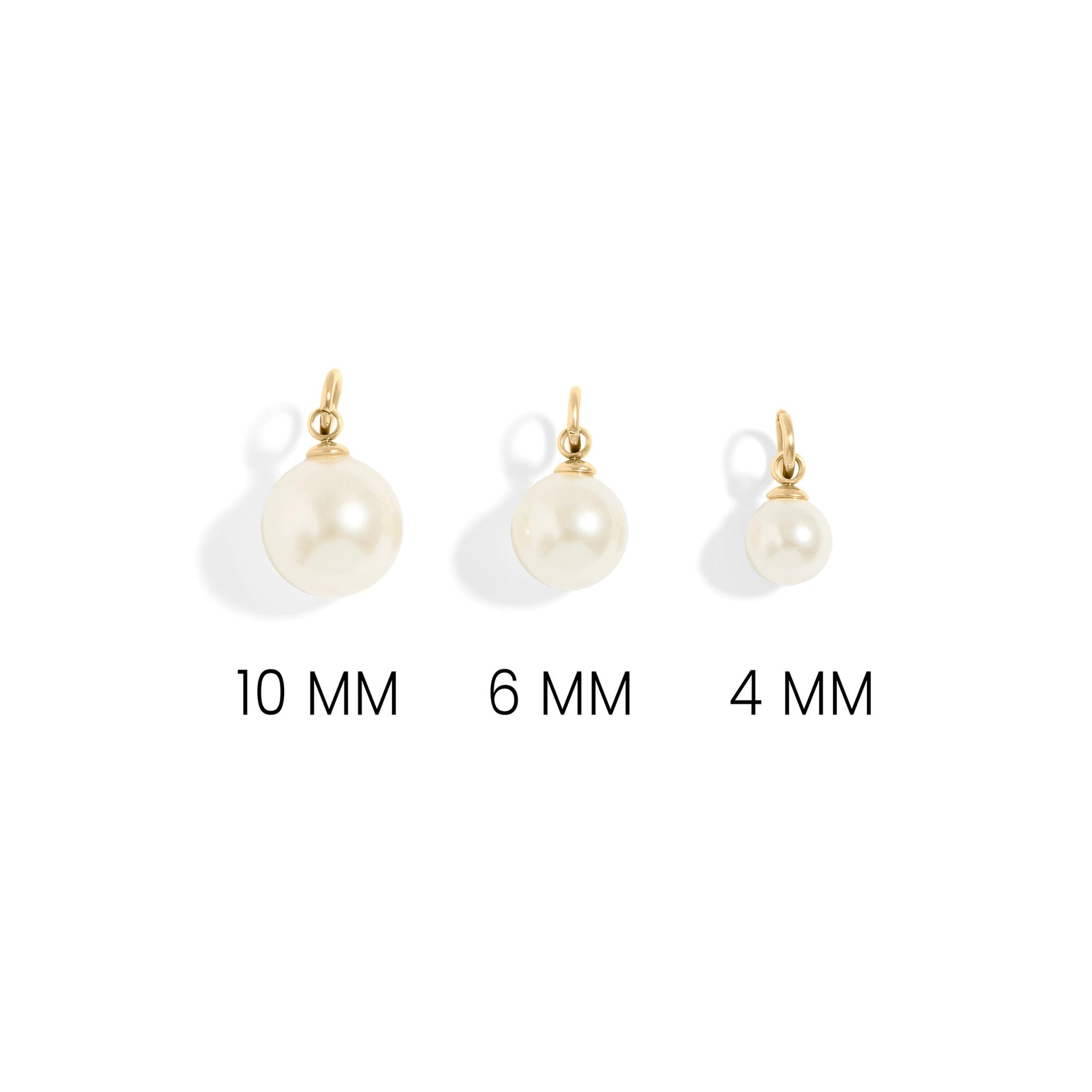 Glass Pearl Charms CHARM ONLY