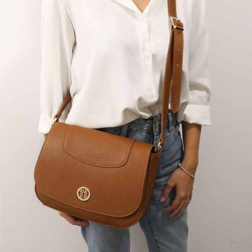 Sella  Leather Shoulder Bag