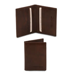 TL Exclusive Leather Card Holder - Dark Brown