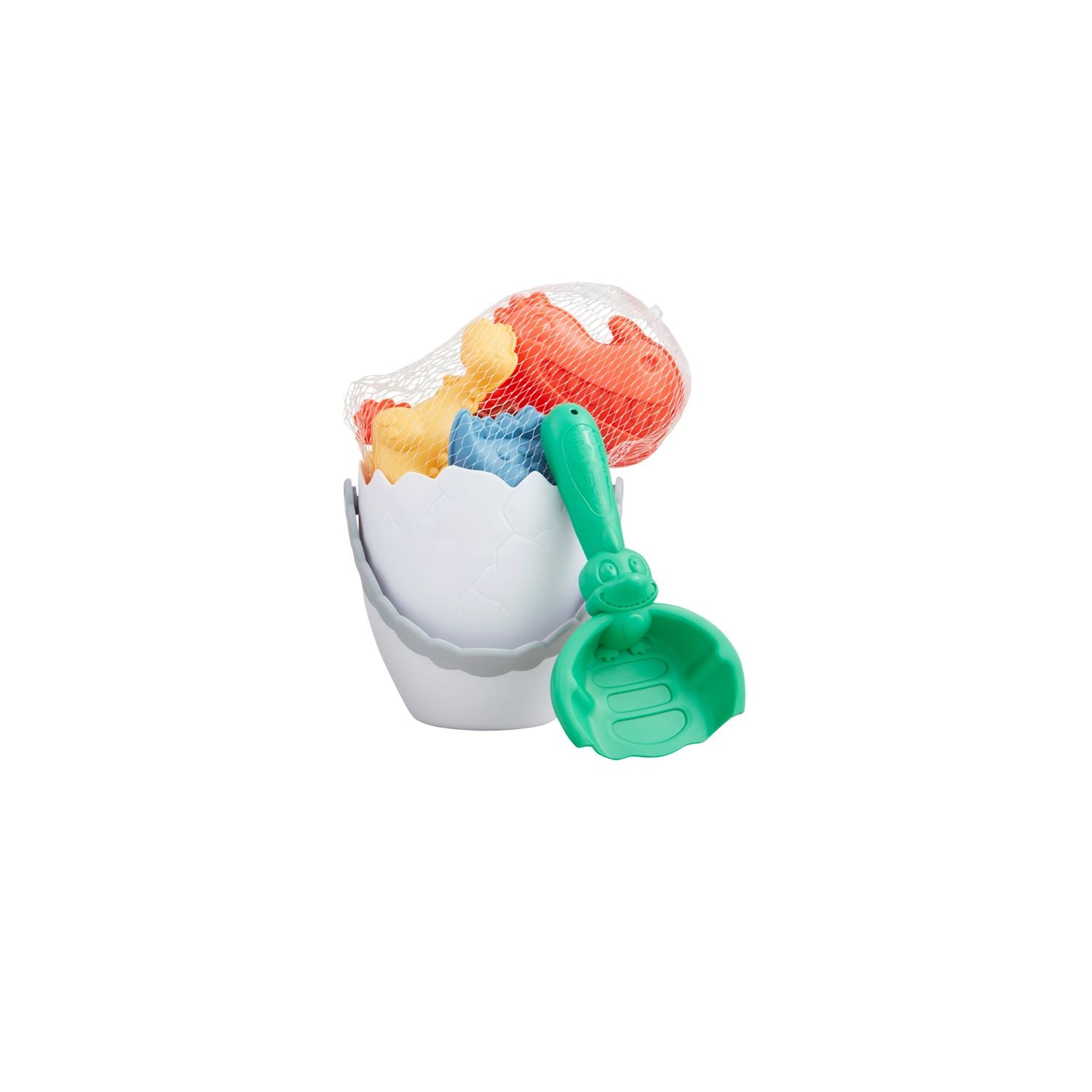 MUD PIE White Dino Egg Beach Set