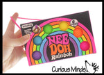 Nee-Doh Rainbow Teenie Tiny Nee-Doh 6 Pack Soft Doh Filled