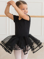 Girls Black Signature Tutu Ballet Dance Leotard: Black / 4T