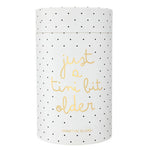 Gold Foil Martini Glass - Just a Tini Bit Older: 5.5 oz, 6.25" H