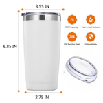 Pickleball 20oz Tumbler- Dink Responsibly- Travel Mug