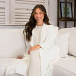 Classic Harbin Robe   Soft White  -Asst.: L/XL