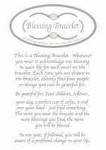 12mm All Sterling Silver Blessing Bracelet