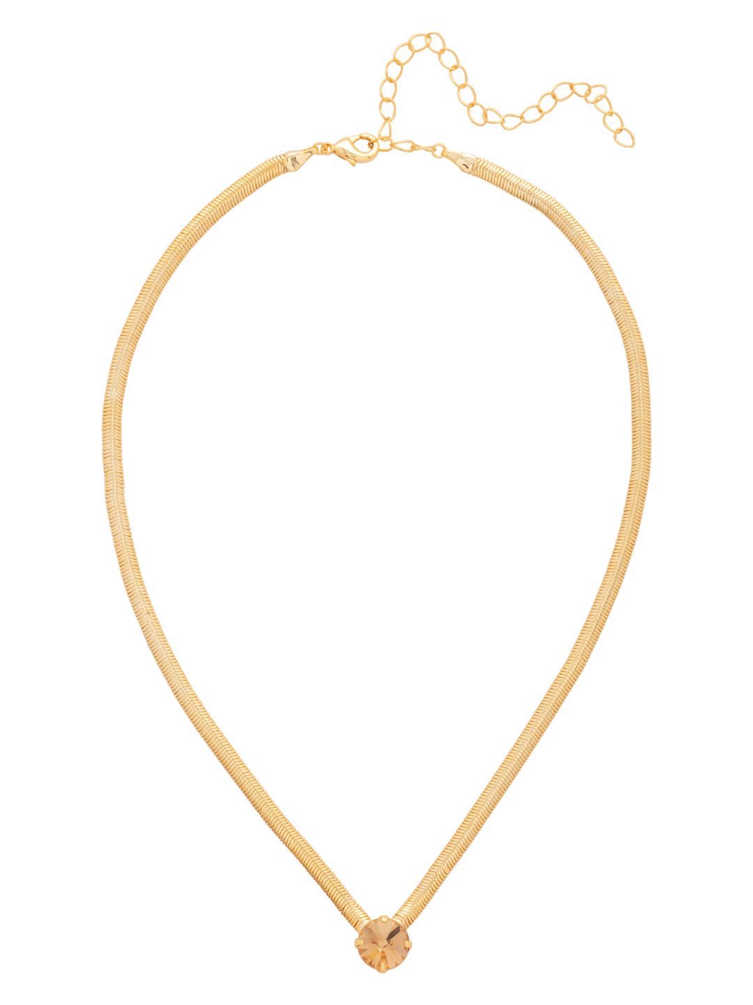 Sorrelli Rowan Pendant Necklace: Beige