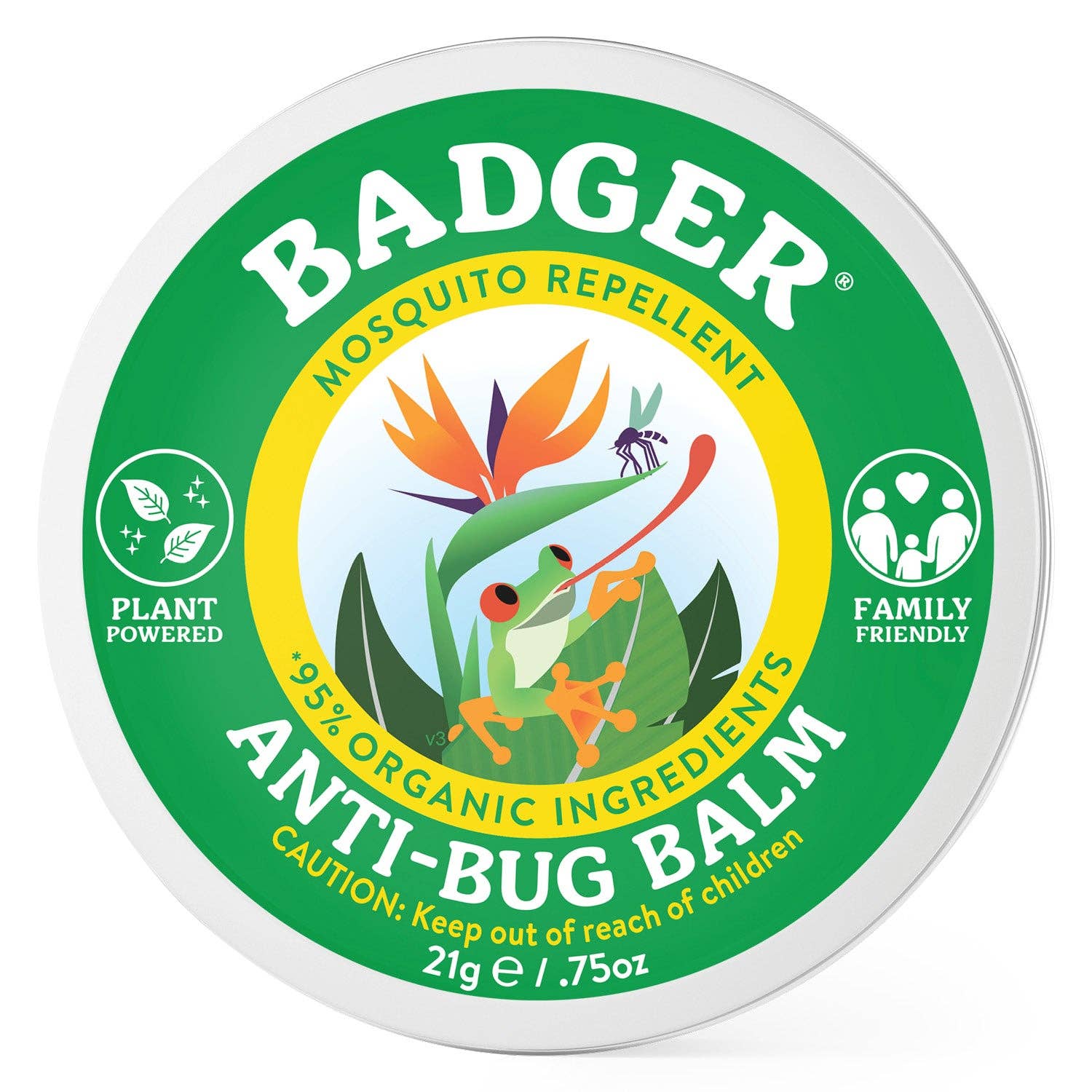 Bug Repellent Balm Tin: 0.75 oz Tin