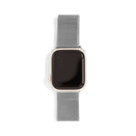 18K Gold PVD Stainless Steel Mesh Smart Watch Band: Gold