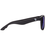 Jet Black Polarized Navigator | Cobalt Mirrored Lens: Ages 3-5