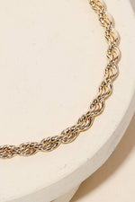 Gold Rope Chain Bracelet