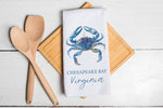 Fort Walton Beach, Florida Crab Towel