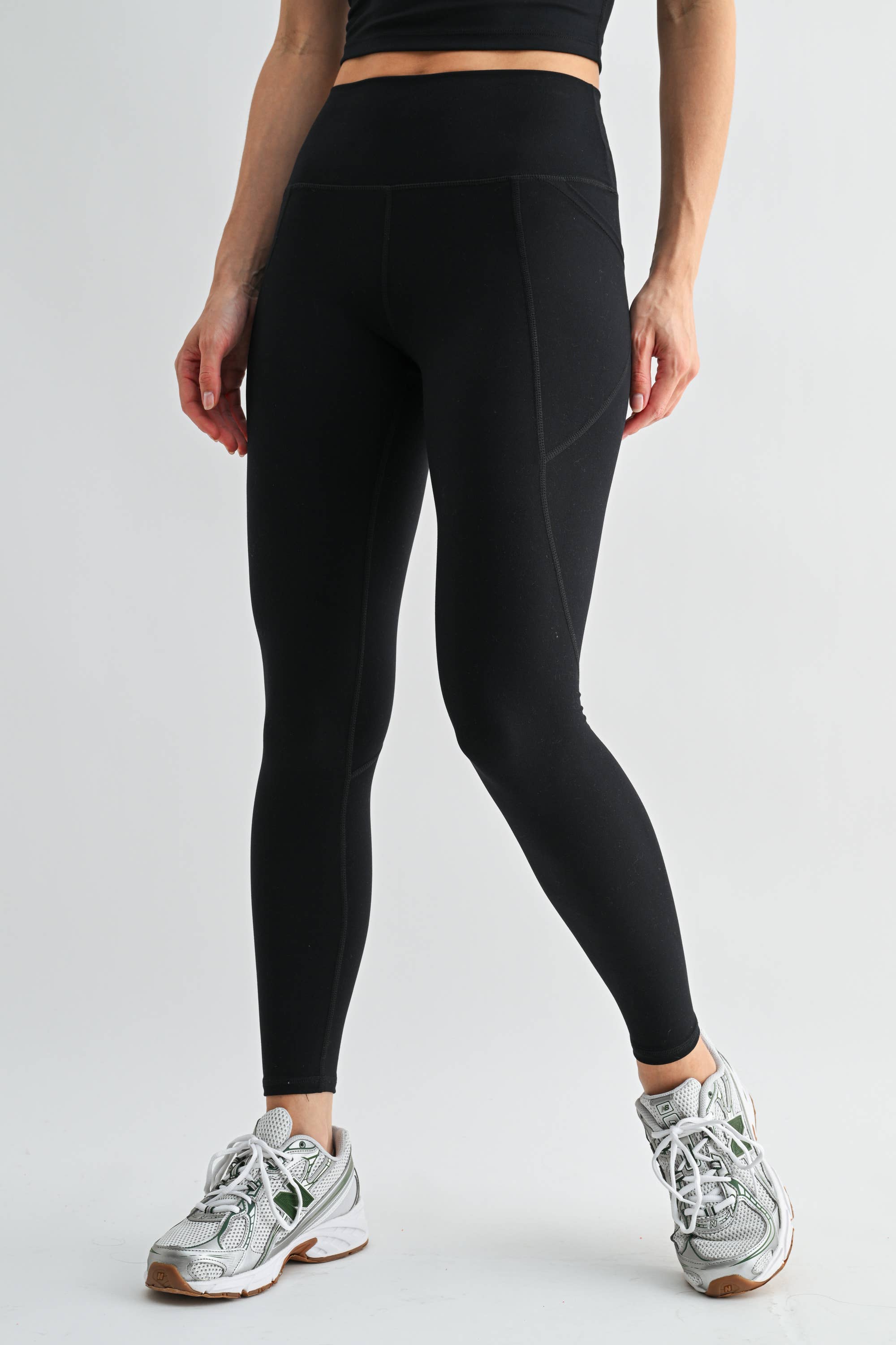 Venice Cloud Light Sculpt High-Waisted Leggings: Black