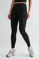 Venice Cloud Light Sculpt High-Waisted Leggings: Black