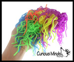 1 Pack of 3 Ramen Stretchy Noodle Strings Fidget Toy -
