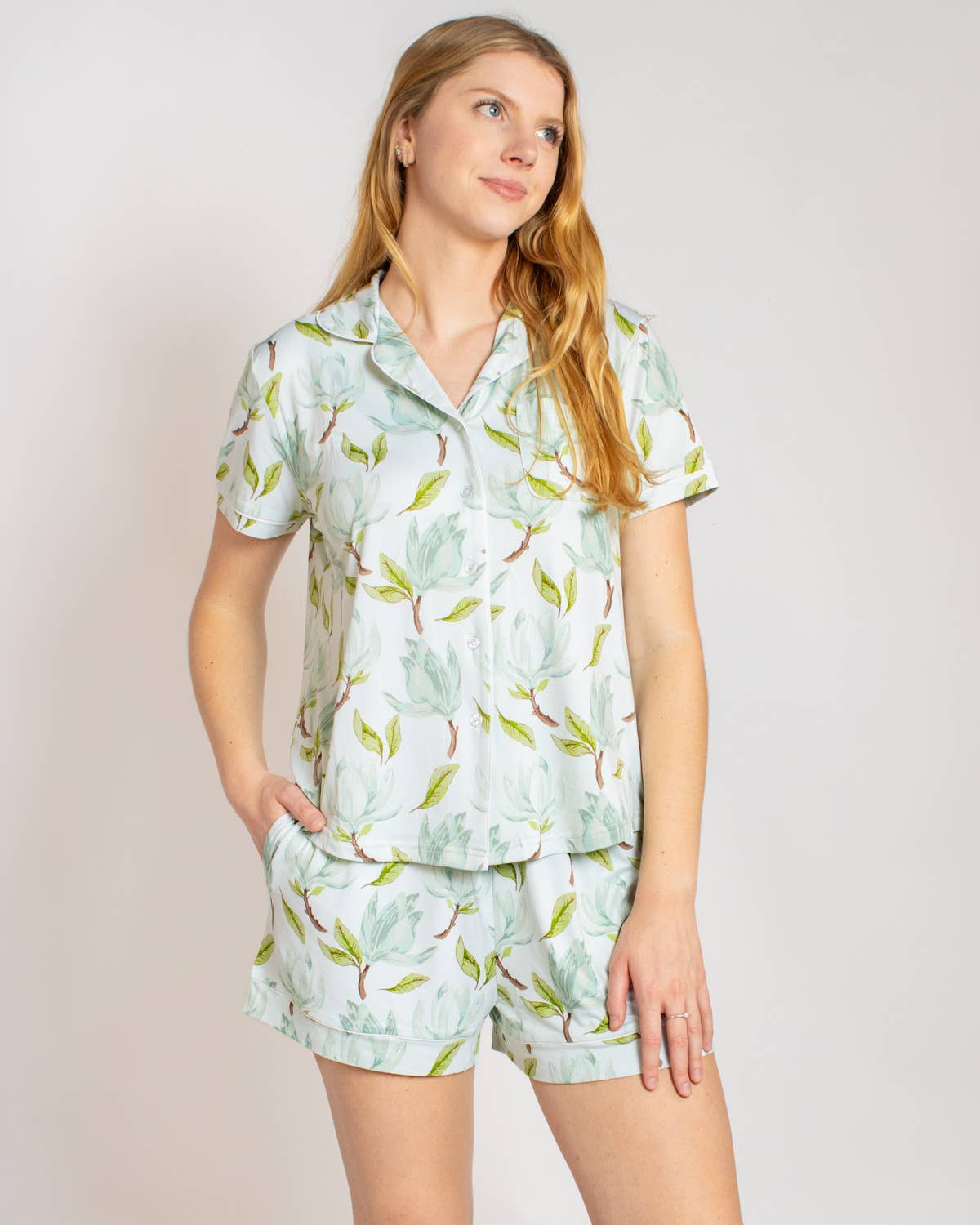Audrey Sleep Shorts   Aqua/Multi   -Asst.: Medium