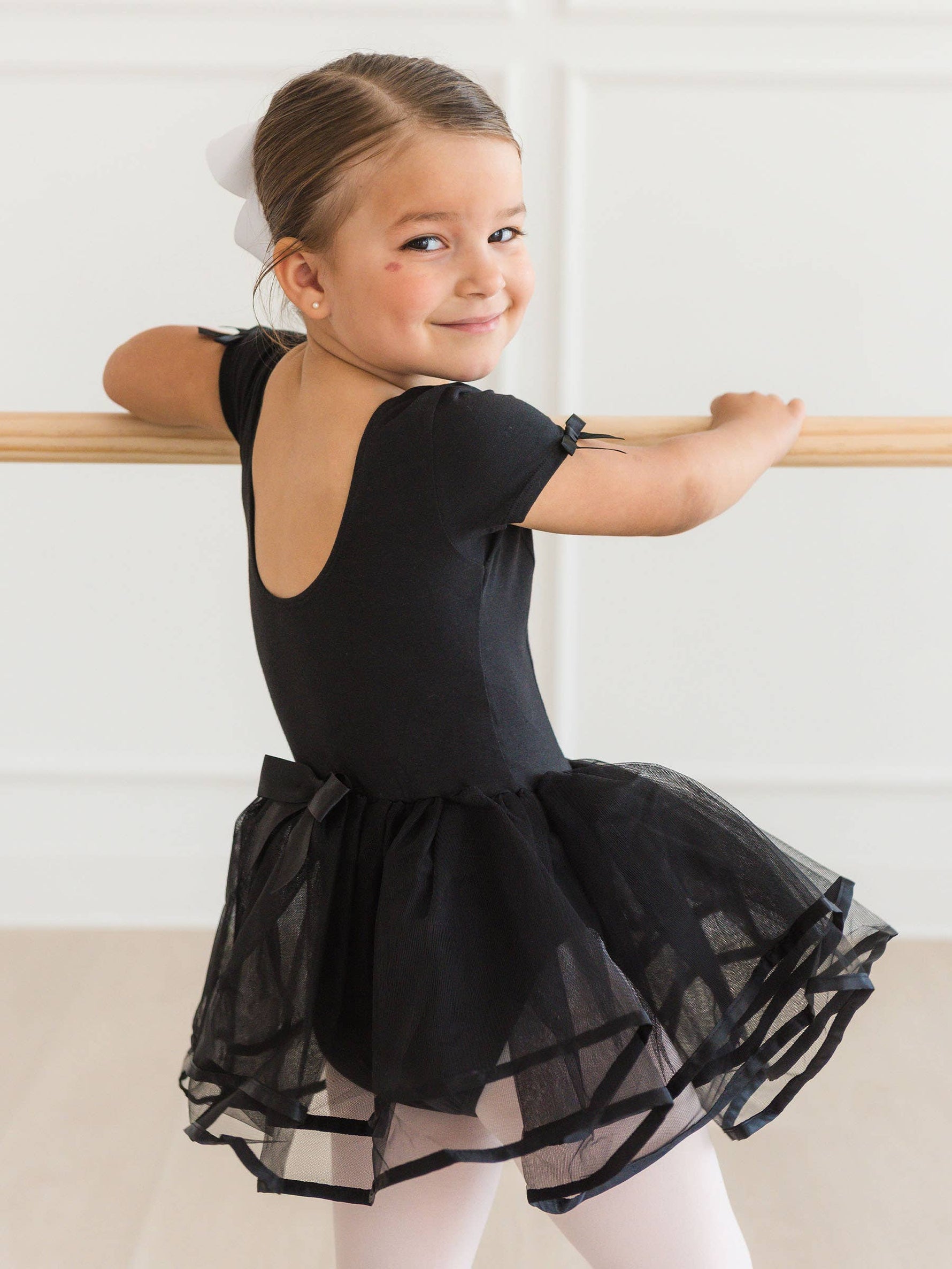 Girls Black Signature Tutu Ballet Dance Leotard: Black / 2T
