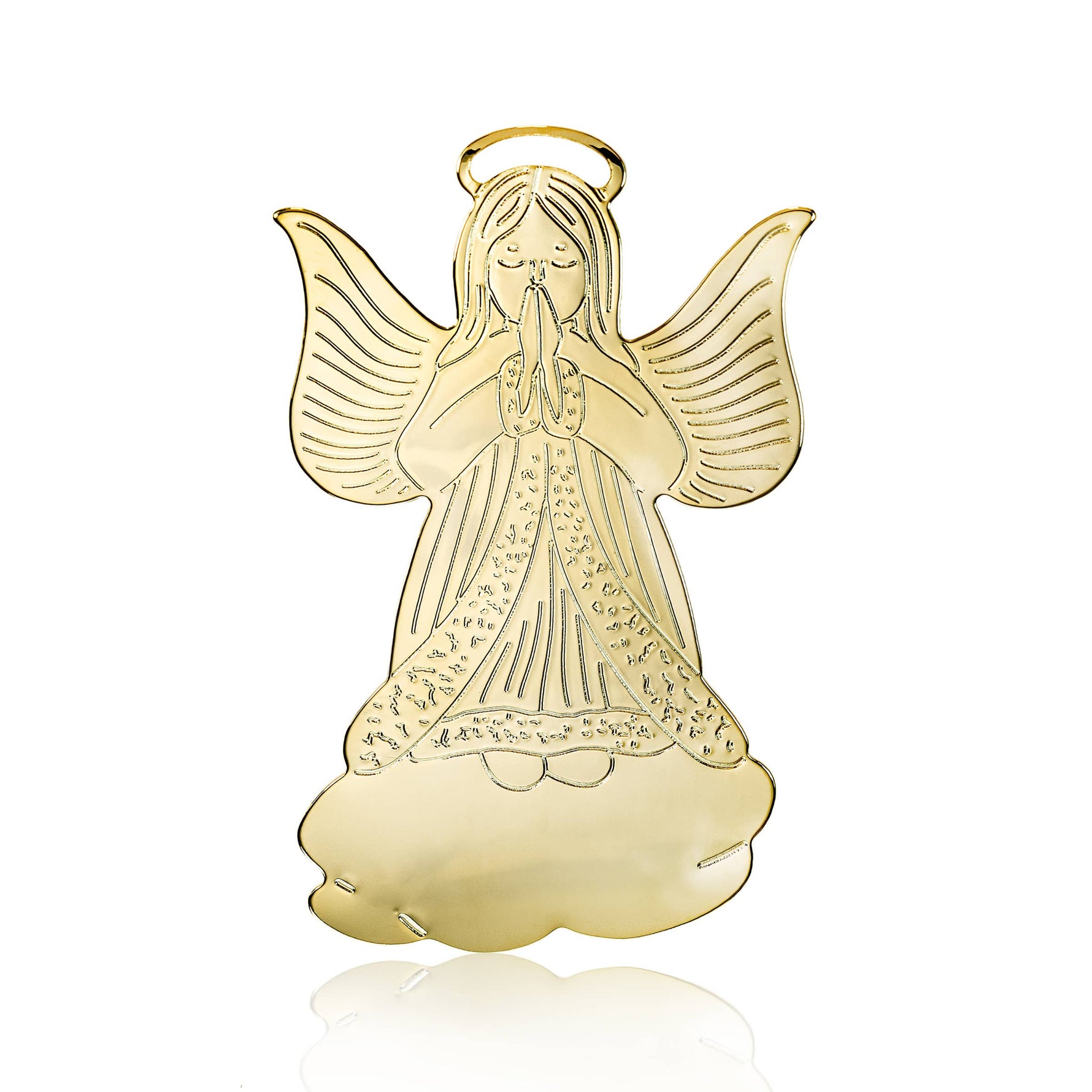 Gold Angel on Cloud Ornament