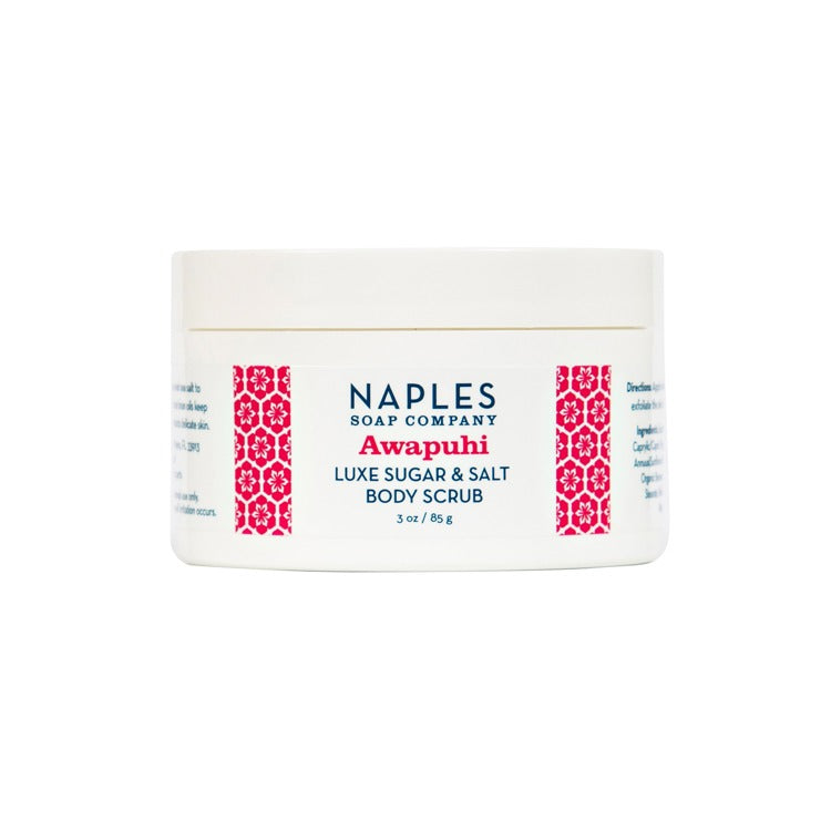 NAPLES SOAP COMPANY Luxe Awapuhi Sugar and Salt Scrub 3 oz
