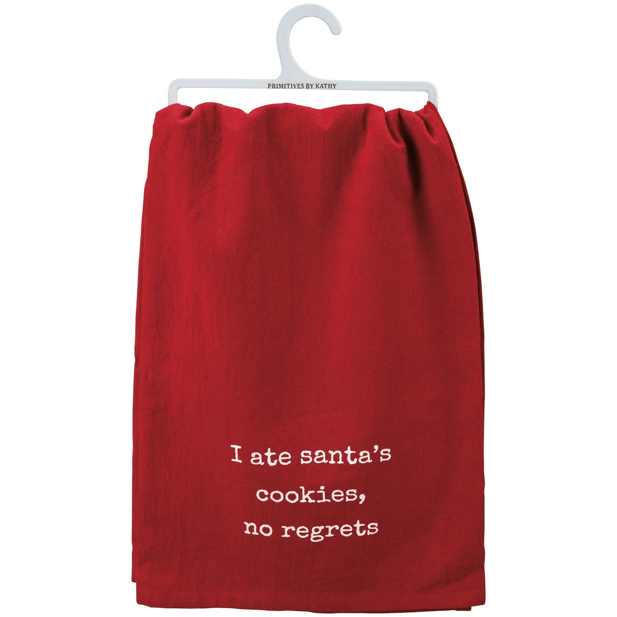 I Ate Santa's Cookies No Regrets Kitchen Towel