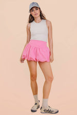 Bubble Activewear Skirt W/ Inner Shorts: PINK