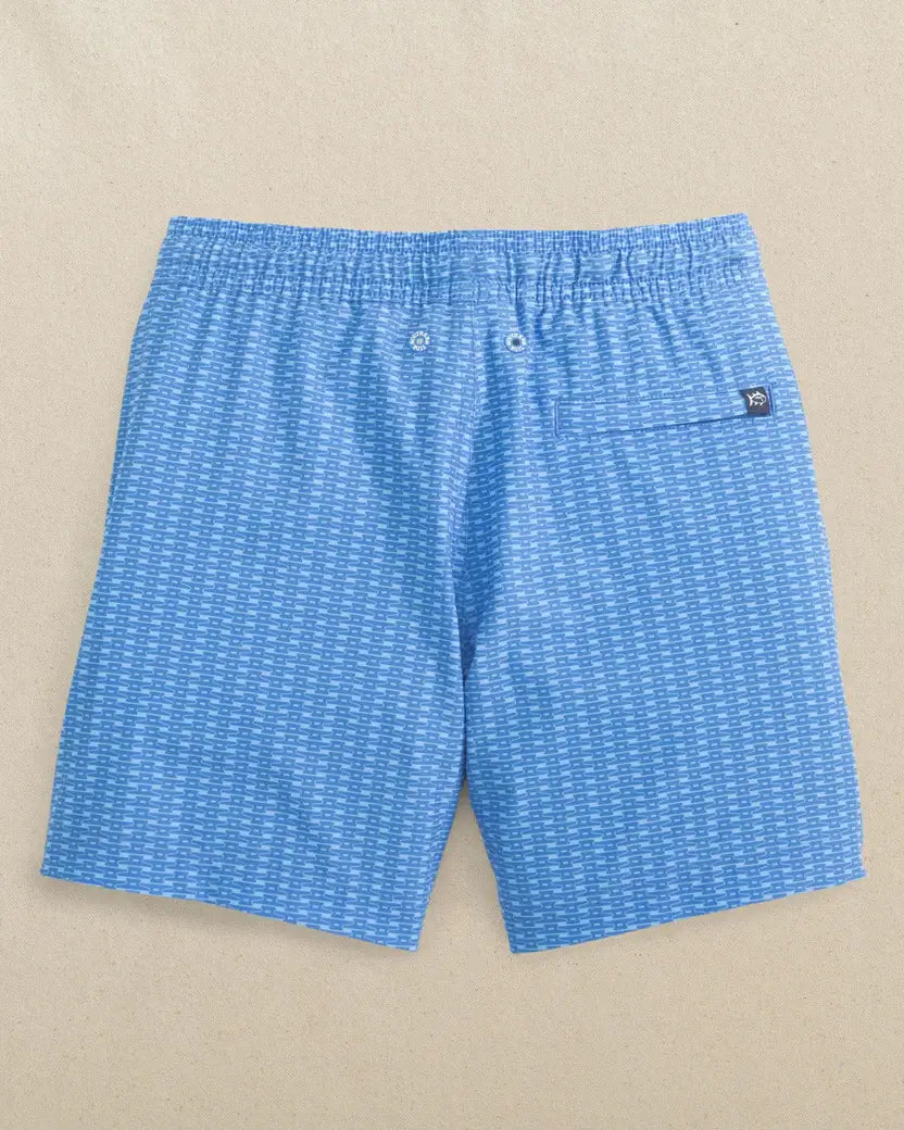 Y Pop Lock and Dock It Swim Trunk: Blue Stream - 1929 / S