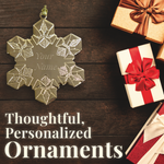 Gold Stipple Snowflake Ornament