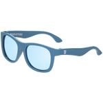 Midnight Blue Polarized Kid Sunglasses with Mirrored Lens: Ages 3-5
