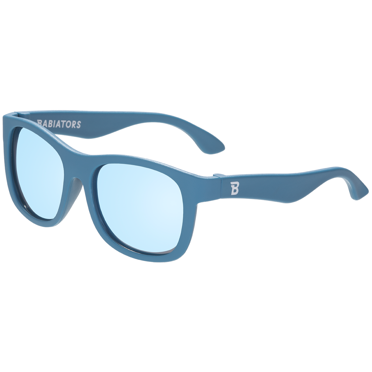 Midnight Blue Polarized Kid Sunglasses with Mirrored Lens: Ages 3-5