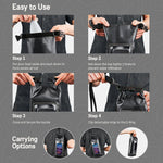 Pelican Marine Waterproof 5L Dry Bag (Stealth Black) - Phone Pouch: Stealth Black