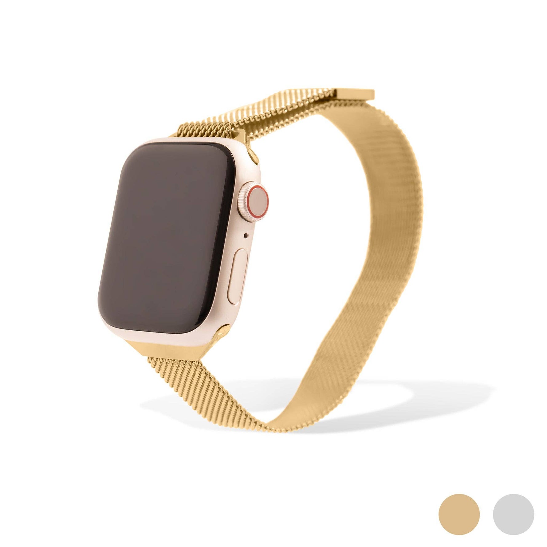 Stainless Steel Adjustable Mesh Smart Watch Band