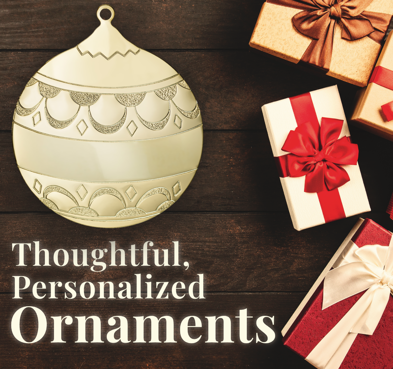 Gold Ball Ornament