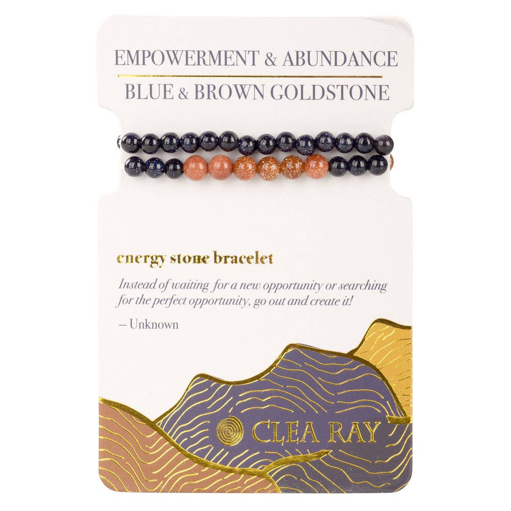 Crystal Gemstone Stretch Bracelets: WISDOM AND HEALTH