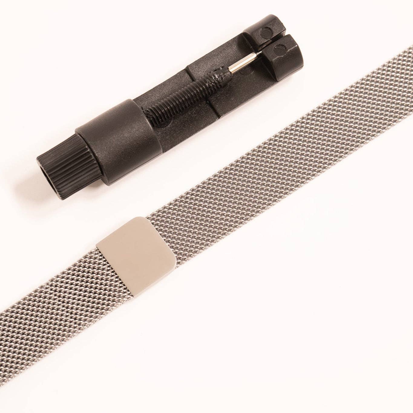 Stainless Steel Adjustable Mesh Smart Watch Band