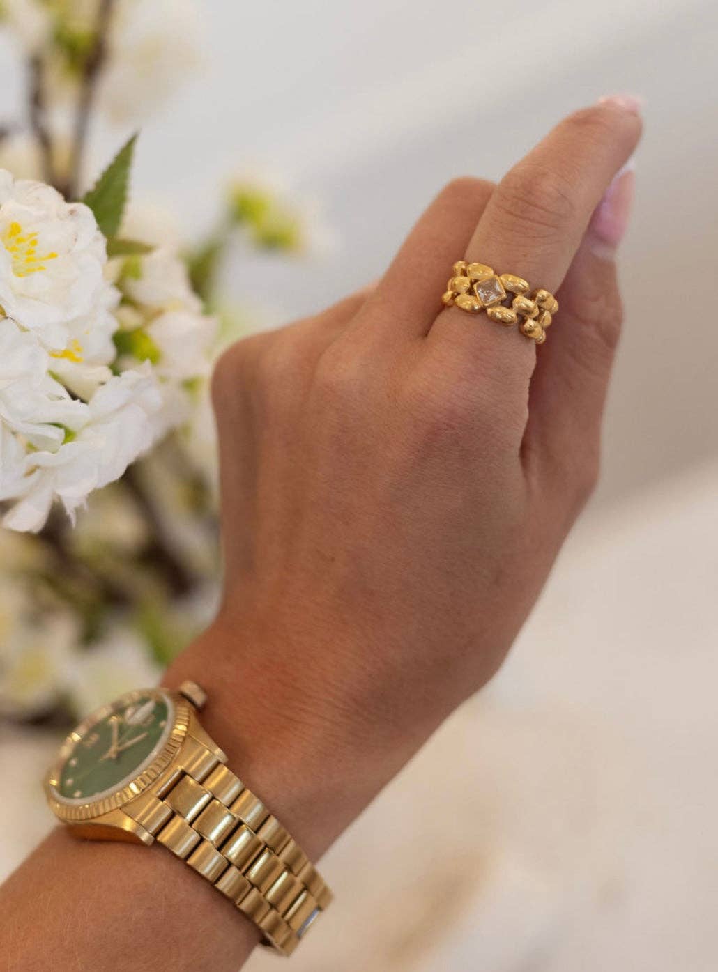 LOUIE RING: GOLD / 7