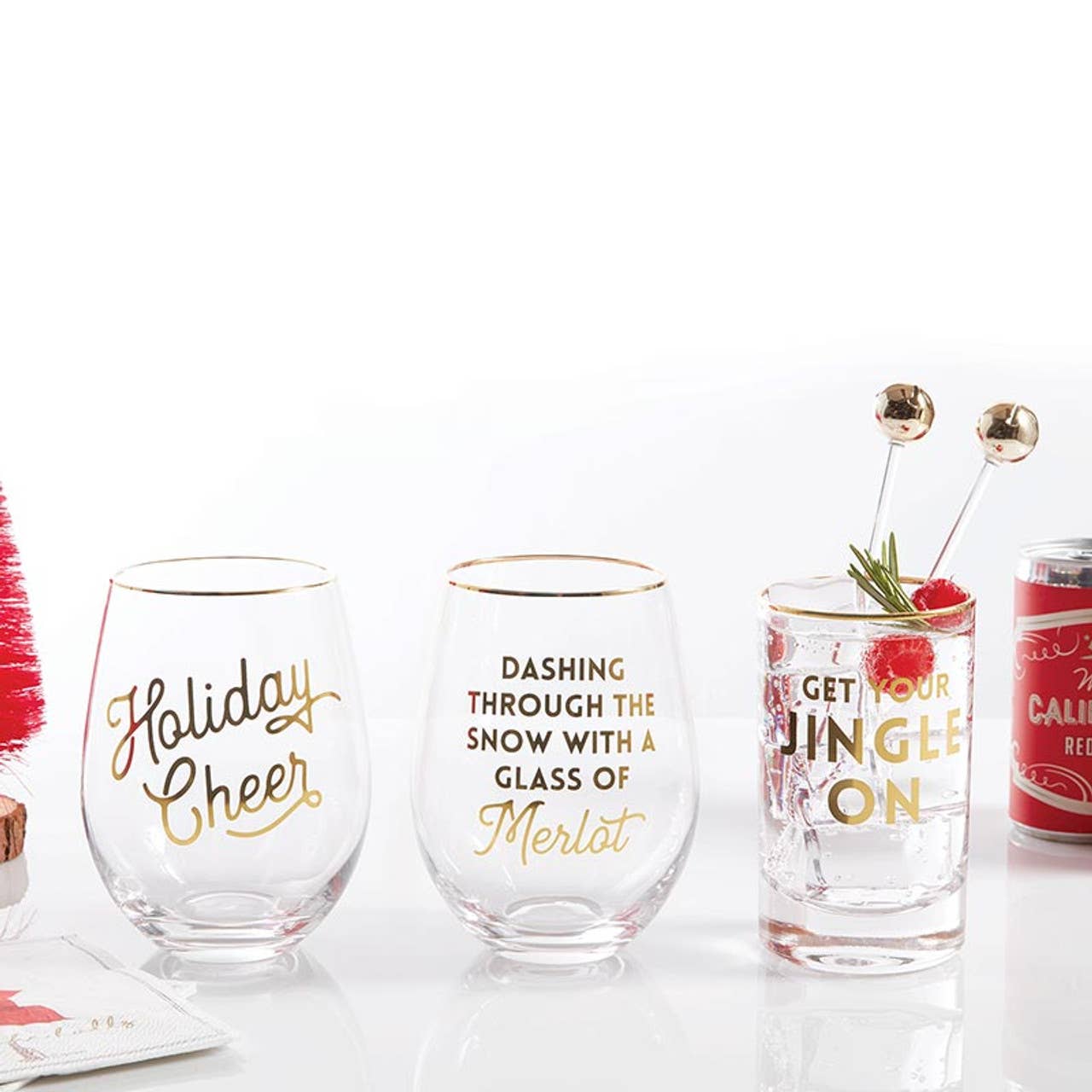 Rocks Glass - Get Your Jingle On