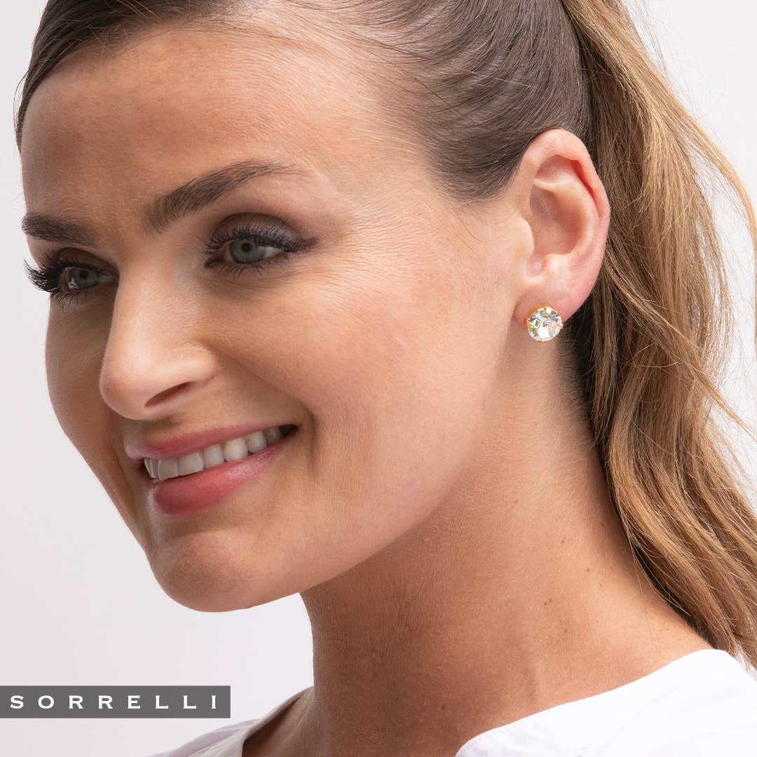 Sorrelli London Stud Earrings: Clear