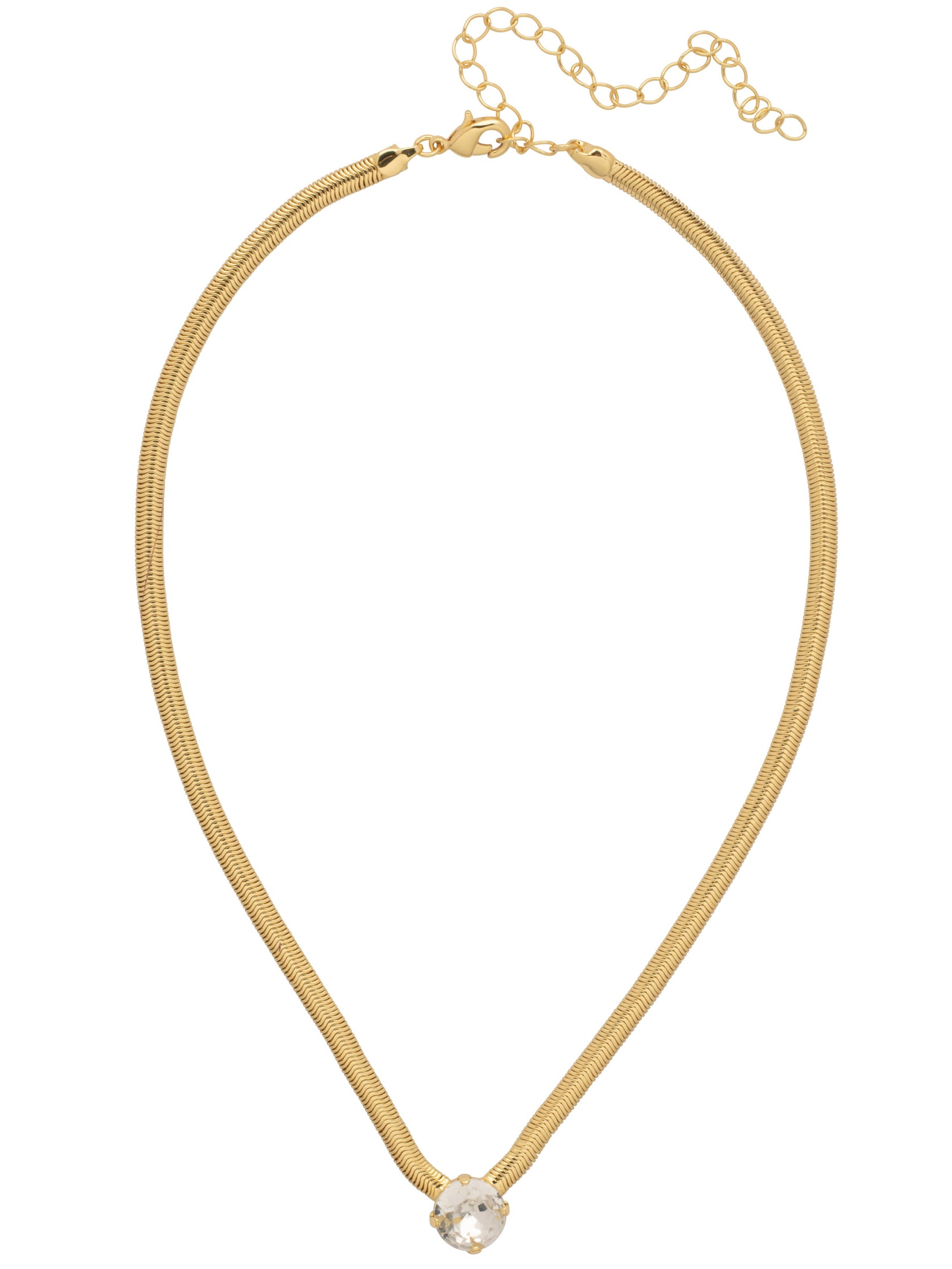 Sorrelli Rowan Pendant Necklace: Clear