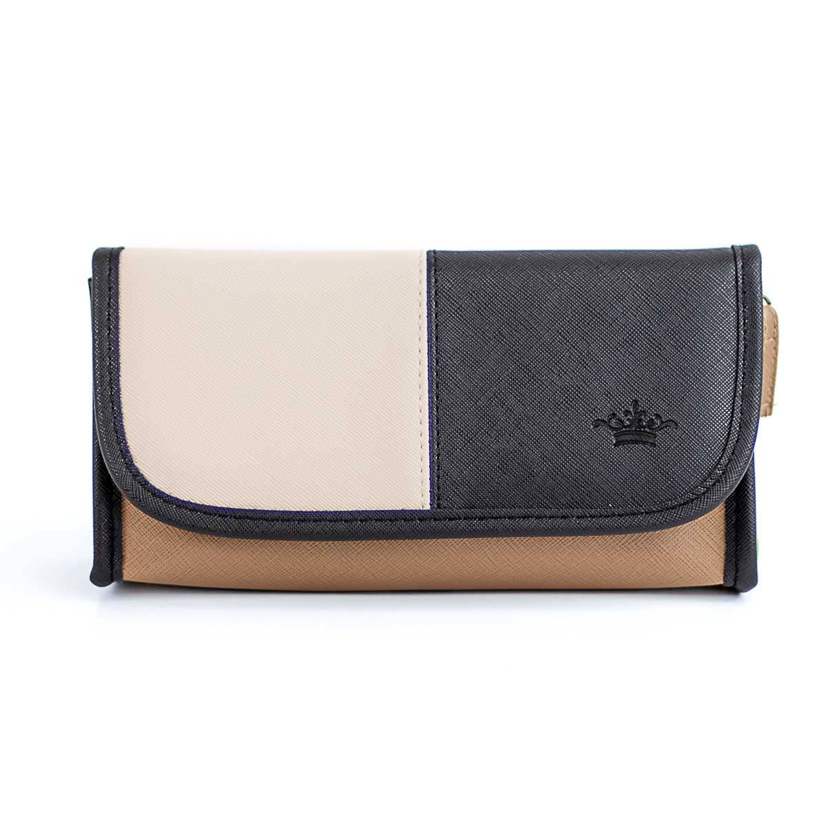 Landry Makeup Cosmetic   White/Black/Taupe   8x4x2